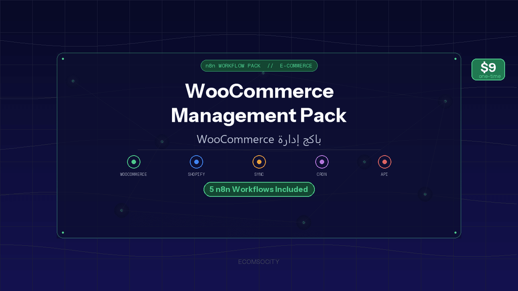 WooCommerce Management Pack | باكج إدارة WooCommerce - Ecomsocity